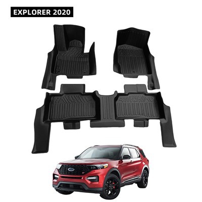 تشک‌های کف خودرو ضدآب 5D TPE با کیفیت بالا New Arrival با کیفیت بالا برای EXPLORER 2020